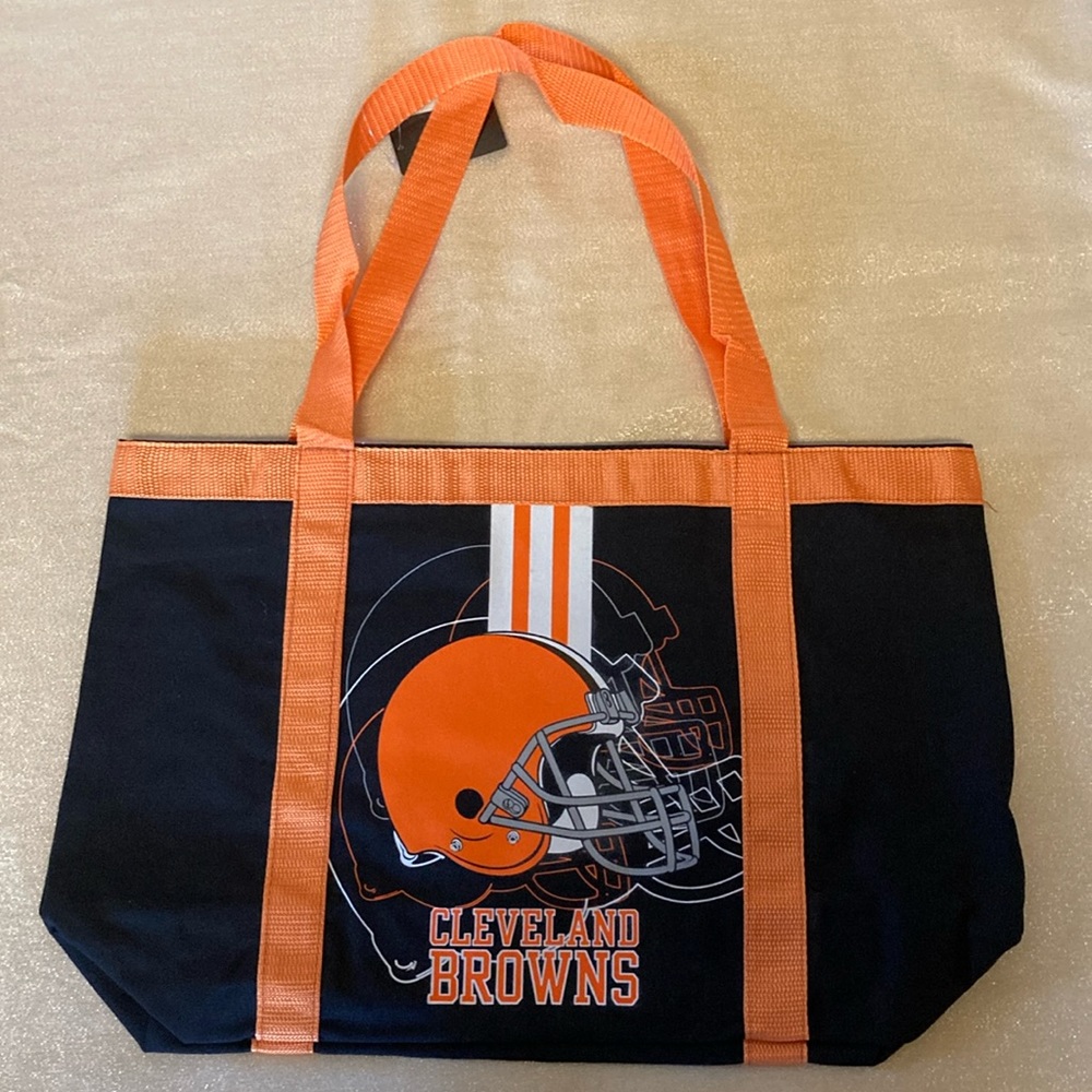 Cleveland Browns canvas tote. NFL